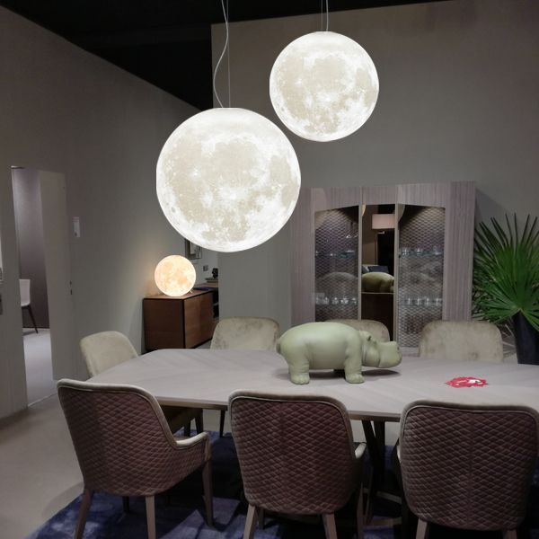 Bringing Celestial Beauty Indoors with 3D Moon Pendant Lights