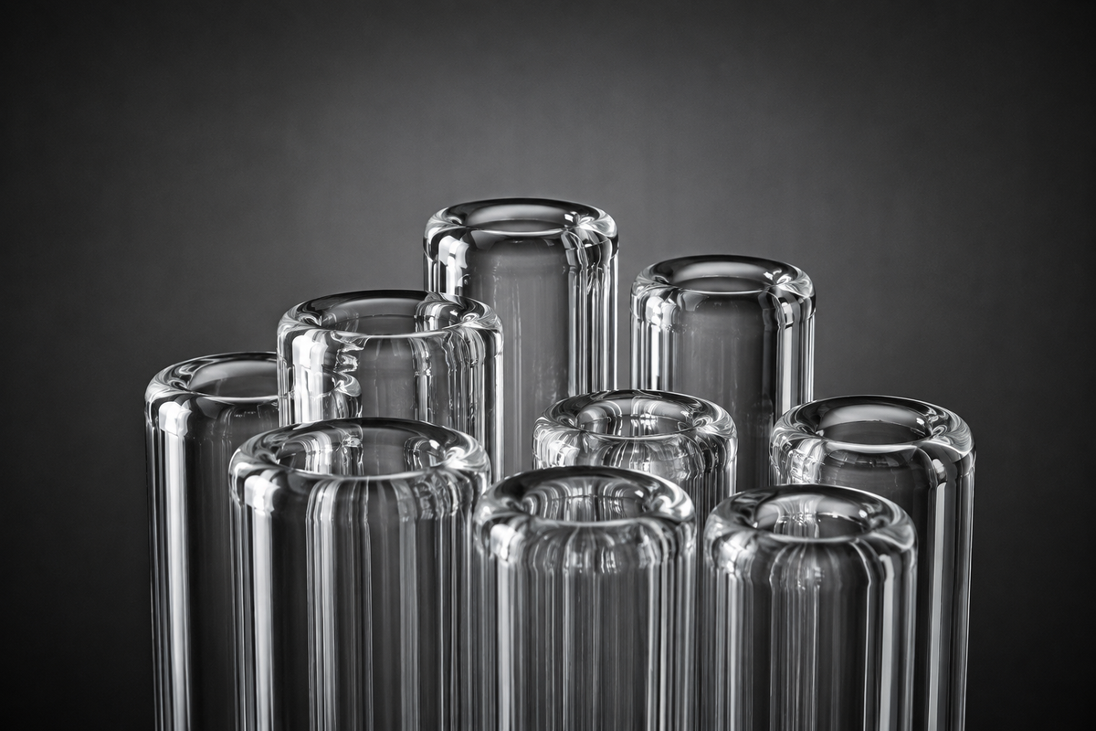 Abgerundetes Glas · Made in Germany 